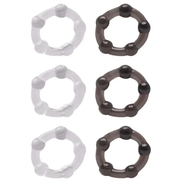 Kit Anel Peniano 3 Unidades 3,7cm Sexy Import