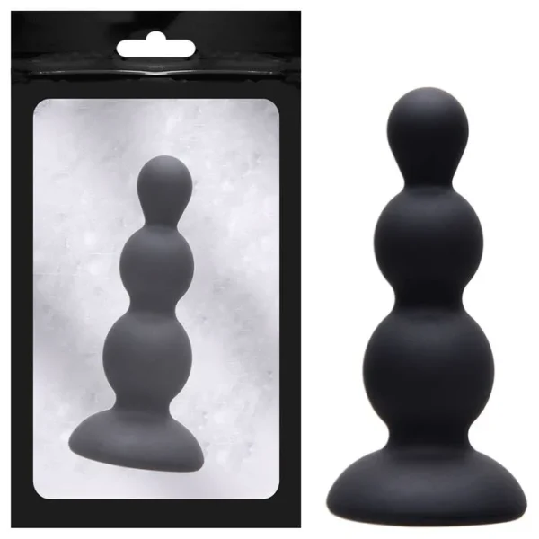 Plug Anal Escalonado Silicone 7,5 x 2,7cm
