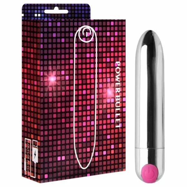 Power Bullet Recarregável 10 Vibrações Youvibe Vipmix