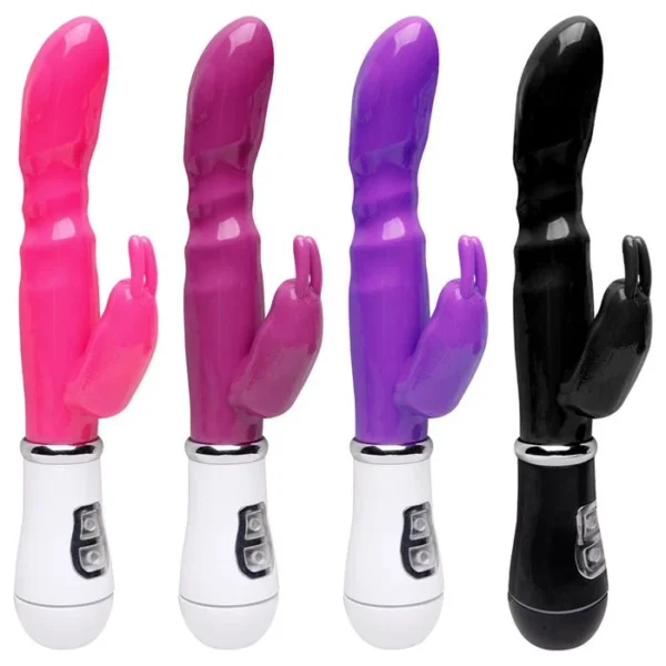 Vibrador de Silicone Rabbit 8 Vibrações