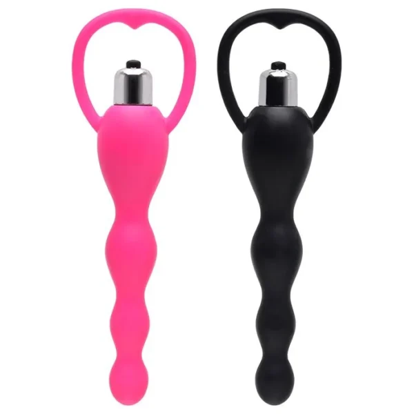 Plug Anal Vibro Toque Macio E Aveludado 16 X 3,5cm Vipmix
