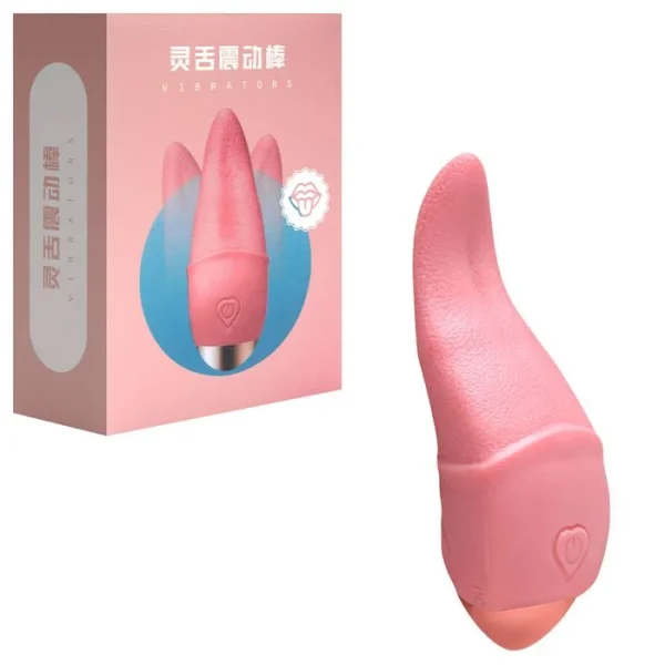 Vibrador em Formato de Língua 10 Vibrações Usb Vipmix