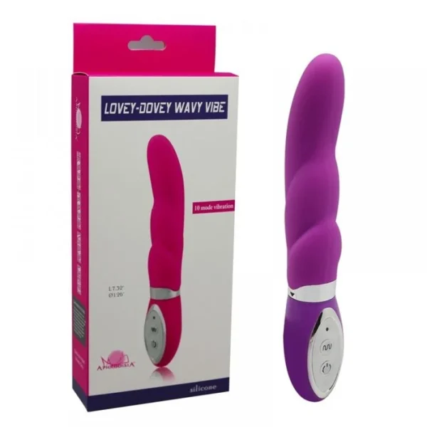 Vibrador Ponto G 10 Vibrações Lovey Dovey Roxo